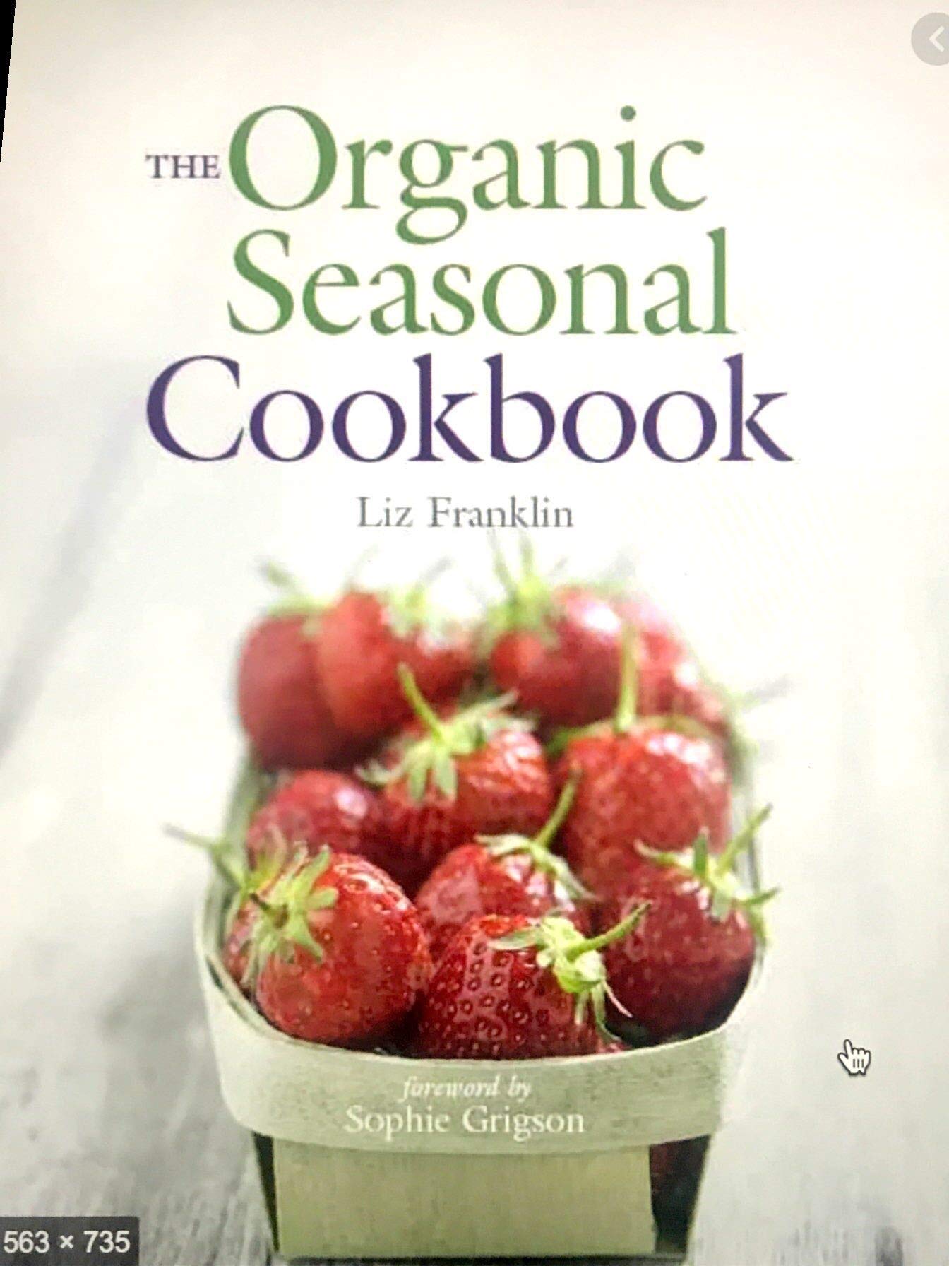The Organic Seasonal Cookbook book cover