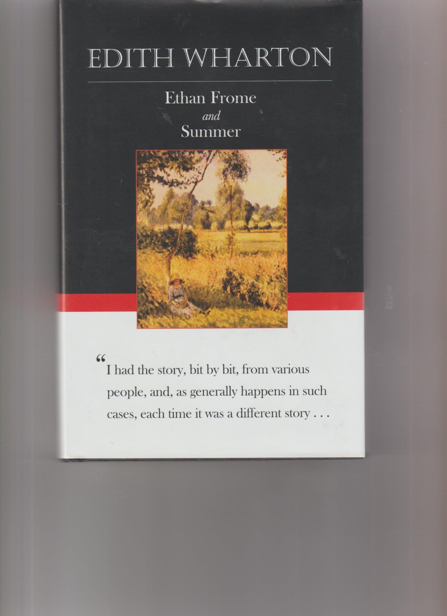 Ethan Frome and Summer book cover