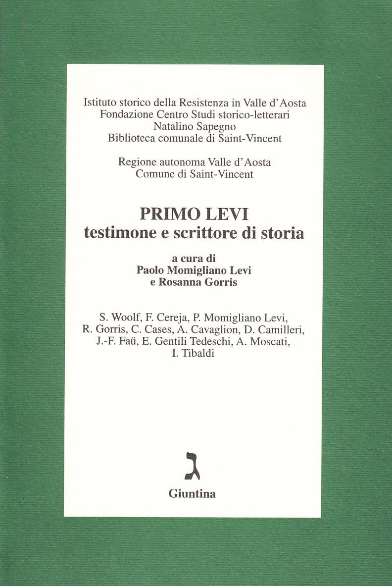 Primo Levi: Testimone e scrittore di storia (Italian Edition) book cover