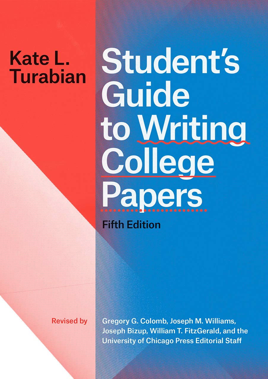Student's Guide to Writing College Papers, Fifth Edition book cover