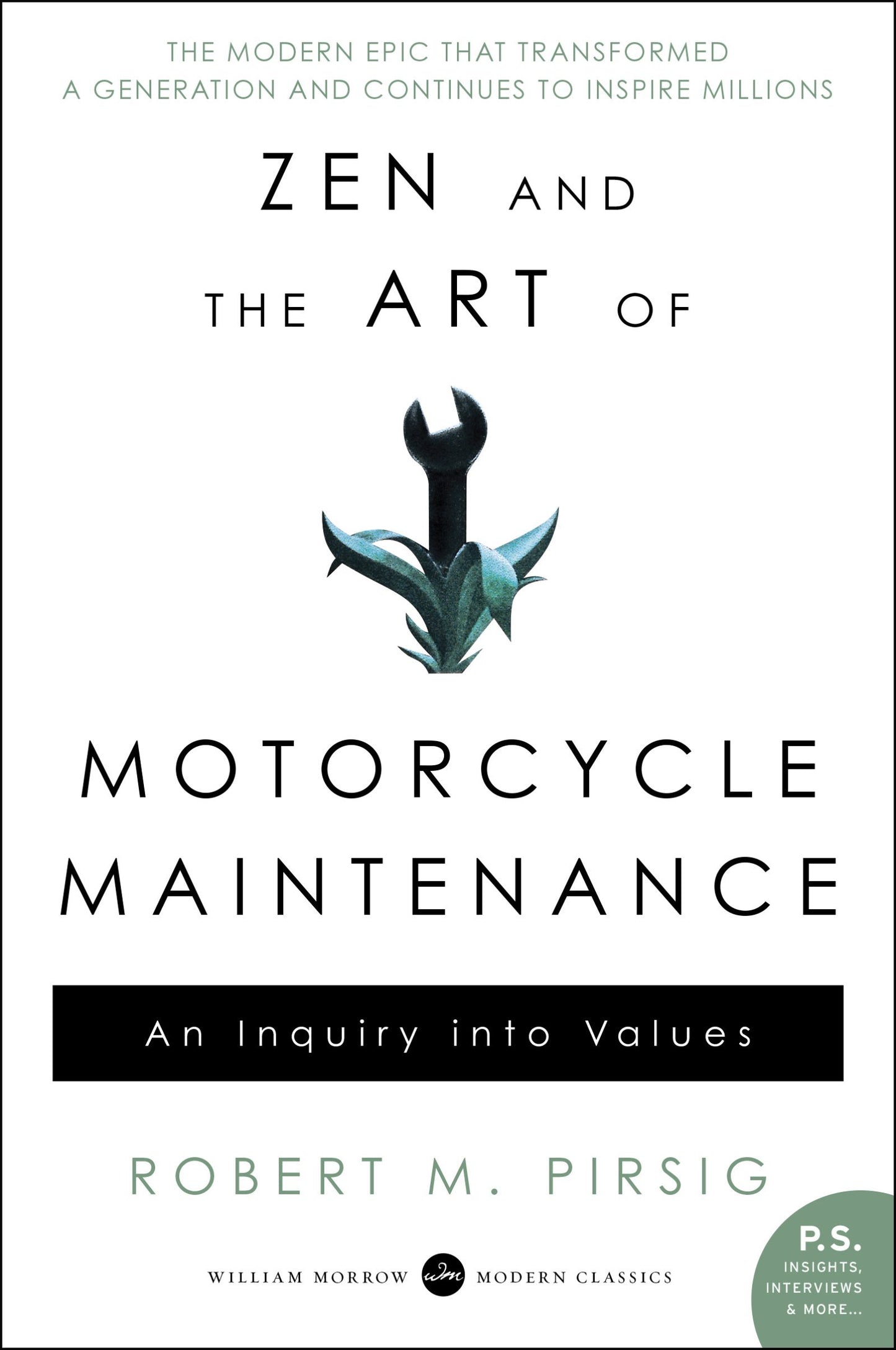 Zen and the Art of Motorcycle Maintenance: An Inquiry Into Values book cover