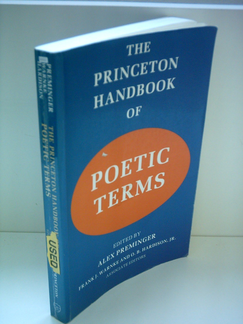 Princeton Handbook of Poetic Terms book cover