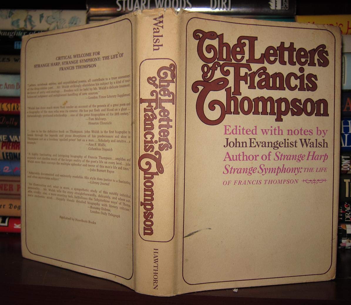 The Letters of Francis Thompson book cover