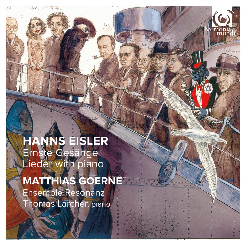 Eisler: Ernste Gesange, Lieder with Piano book cover