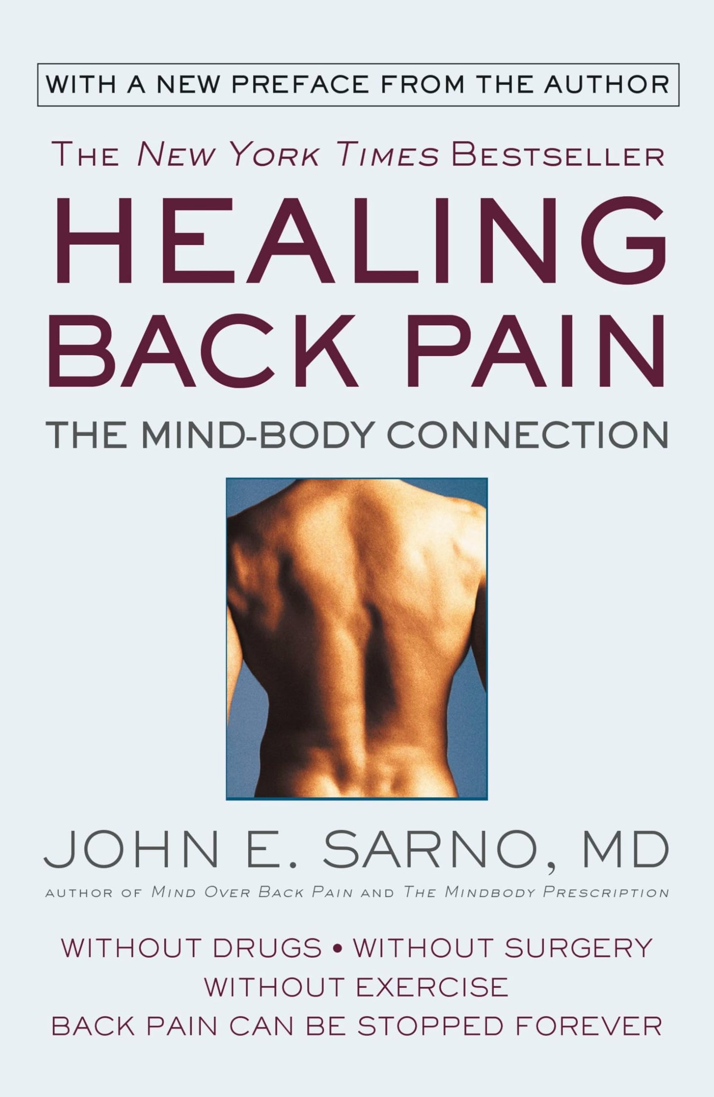 Healing Back Pain: The Mind-Body Connection book cover