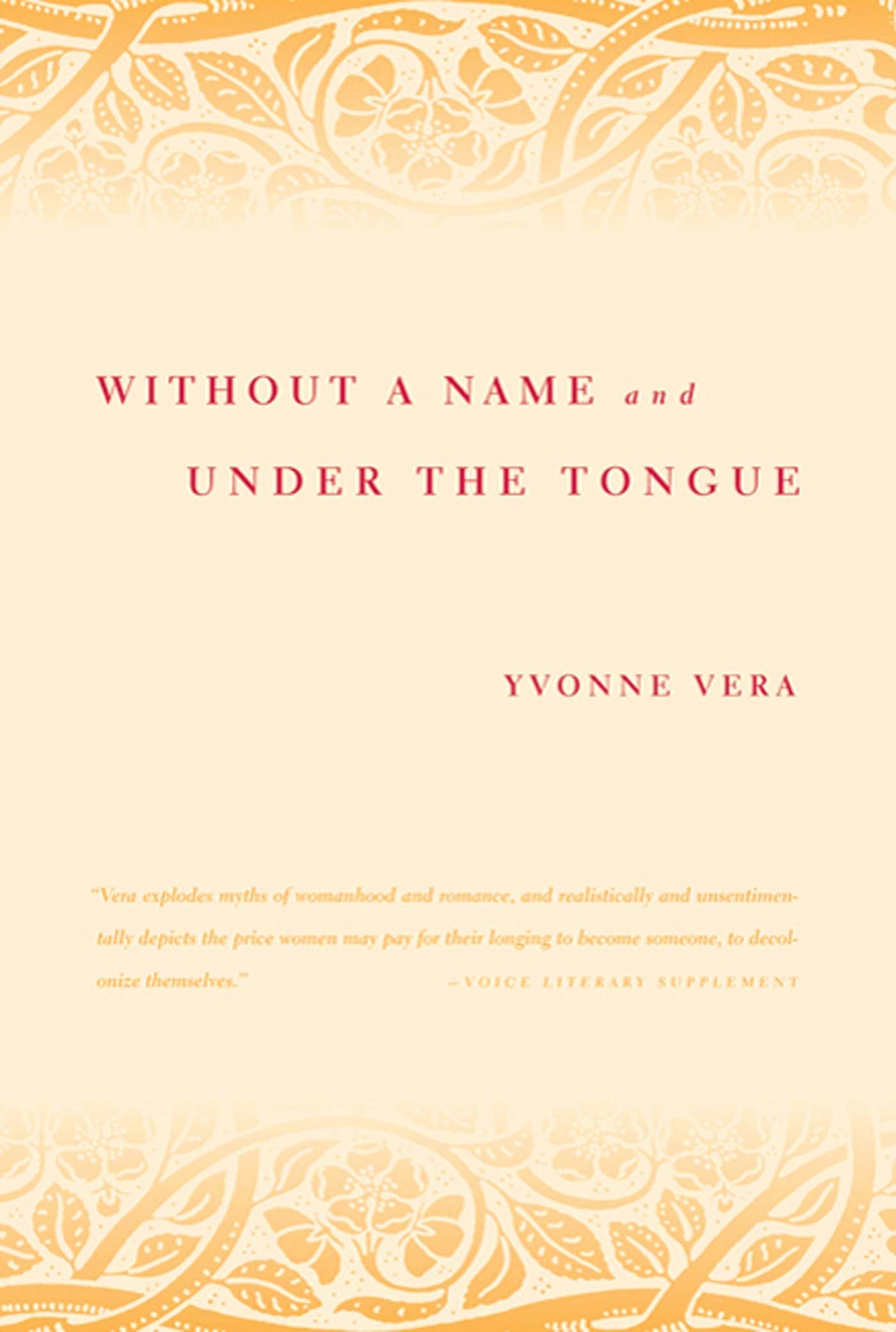 Without a Name and Under the Tongue book cover