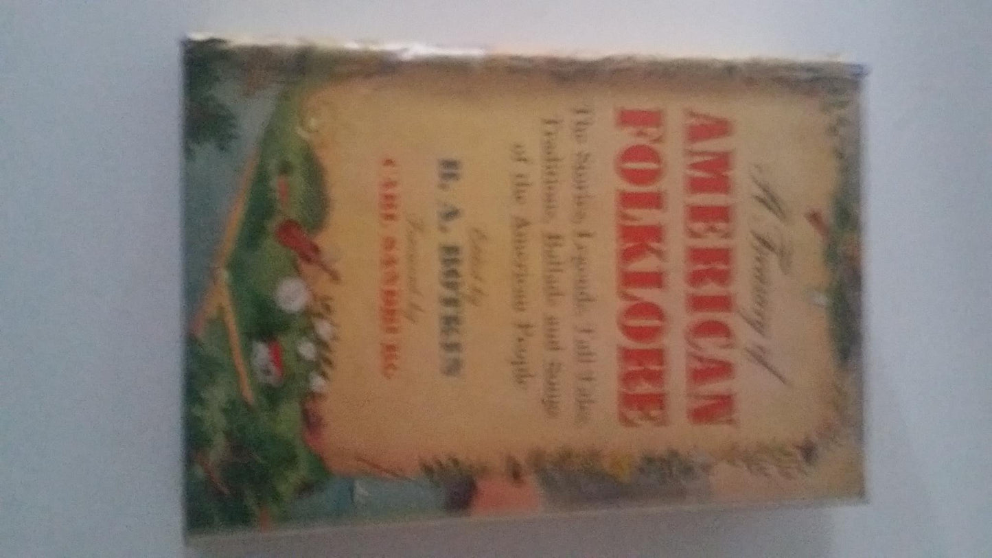 Treasury of American Folklore book cover