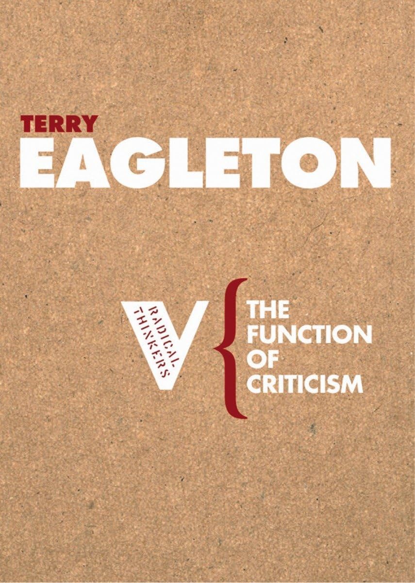 Function of Criticism book cover