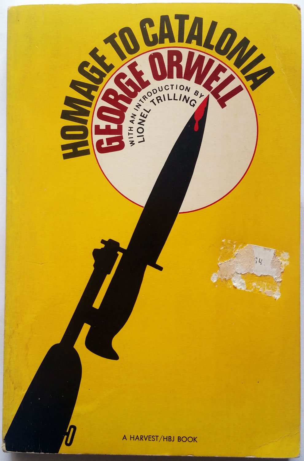 Homage to Catalonia book cover