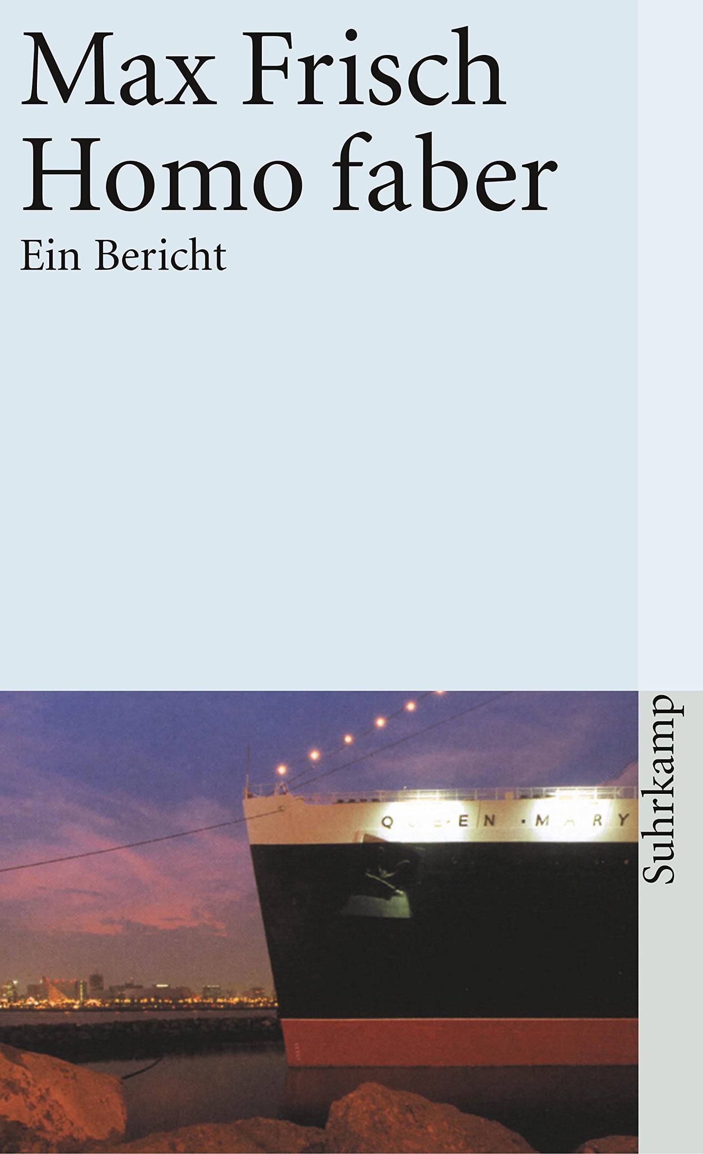 Homo Faber: Ein Bericht book cover