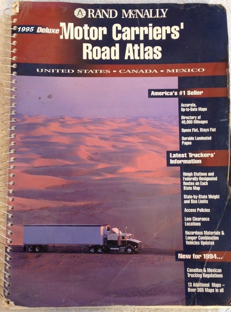 Motor Carriers Road Atlas 1995 book cover