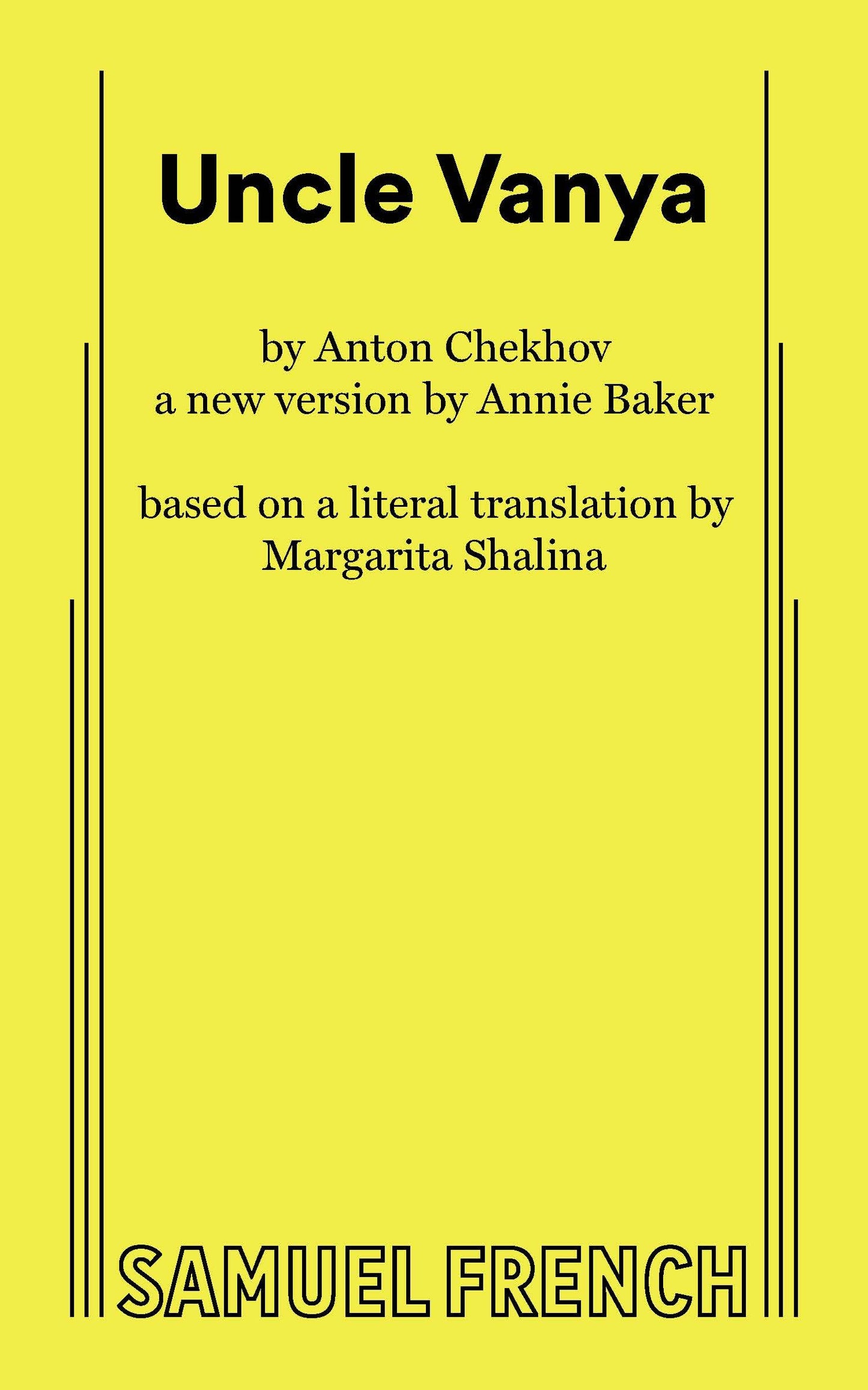 Uncle Vanya book cover