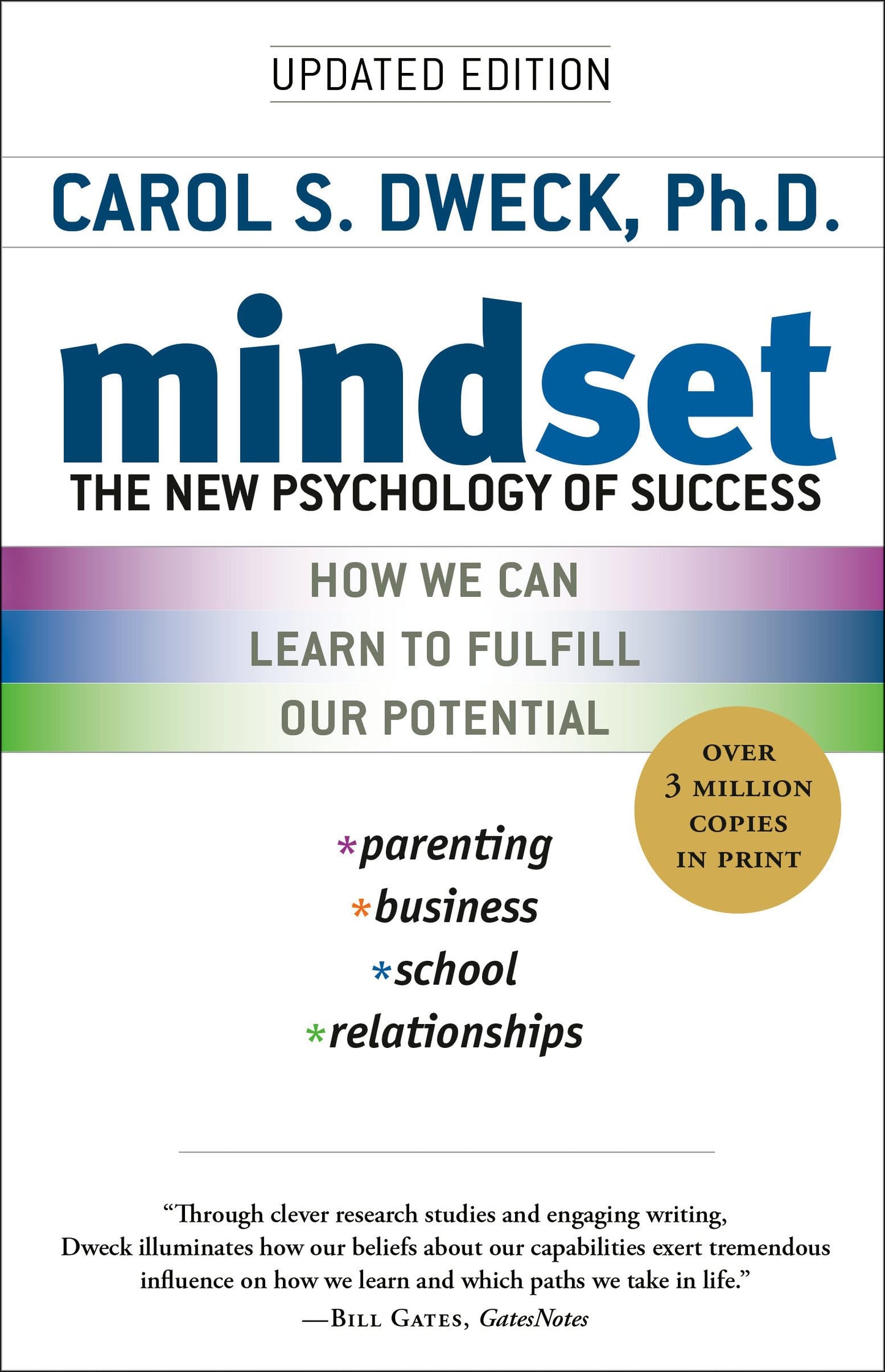 Mindset: The New Psychology of Success book cover