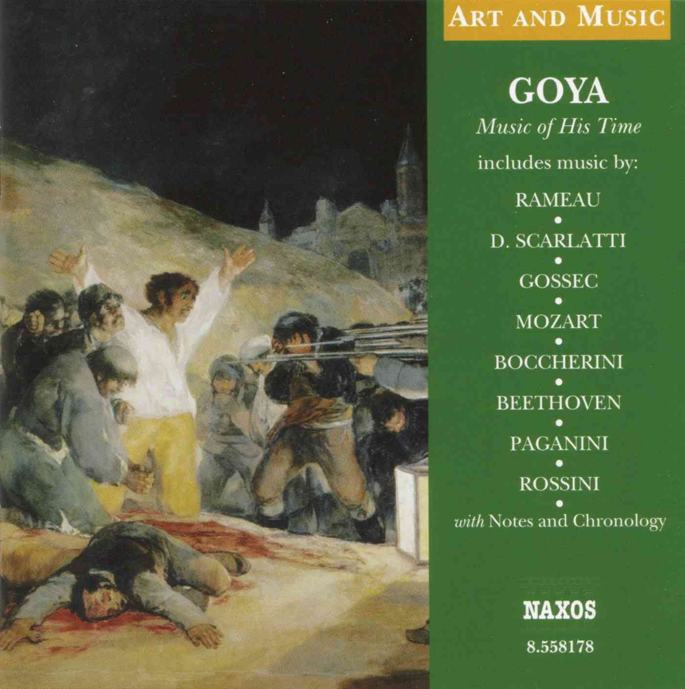 Art & Music: Goya Music of His Time book cover