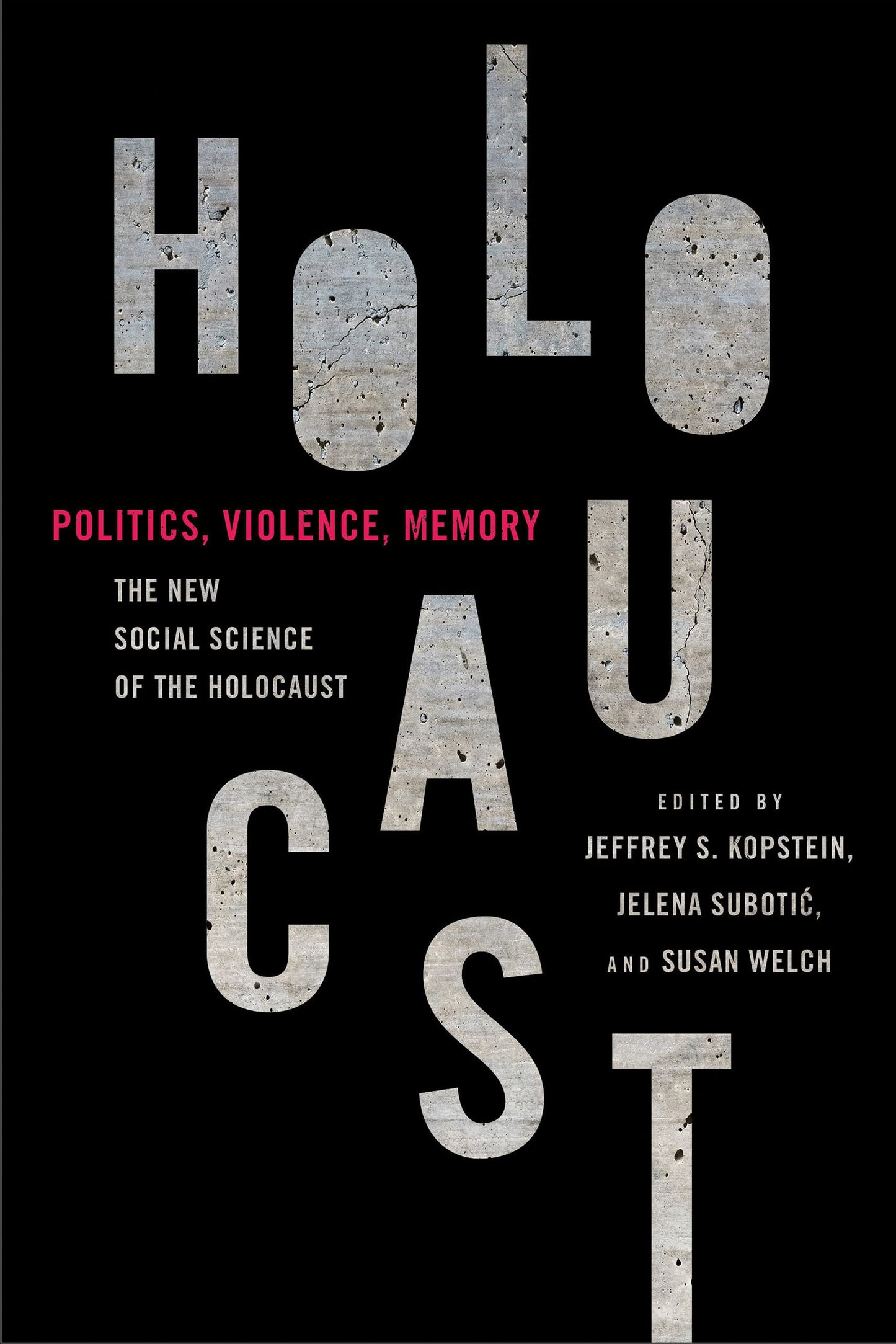 Politics, Violence, Memory: The New Social Science of the Holocaust book cover