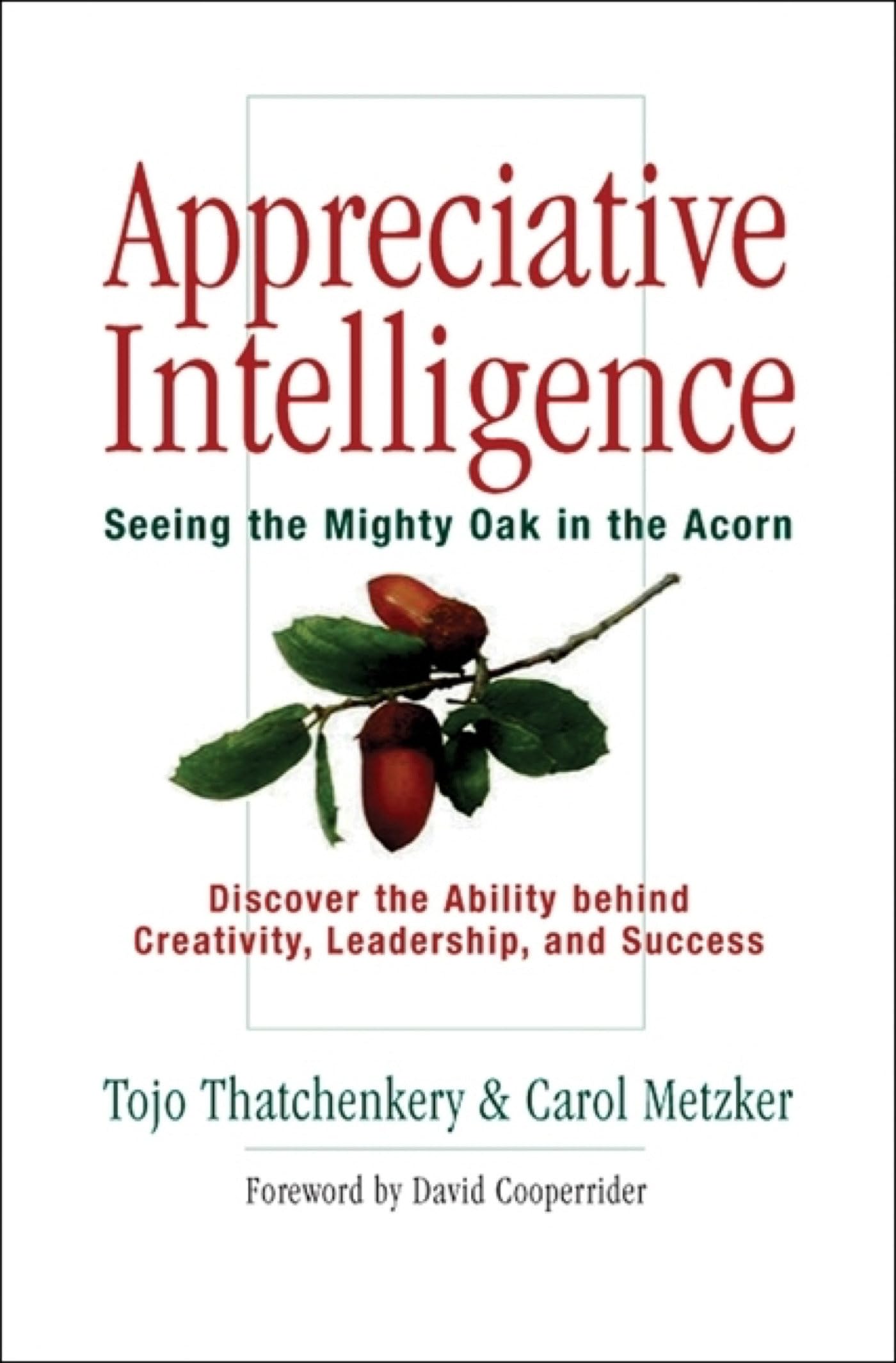 Appreciative Intelligence: Seeing the Mighty Oak in the Acorn book cover