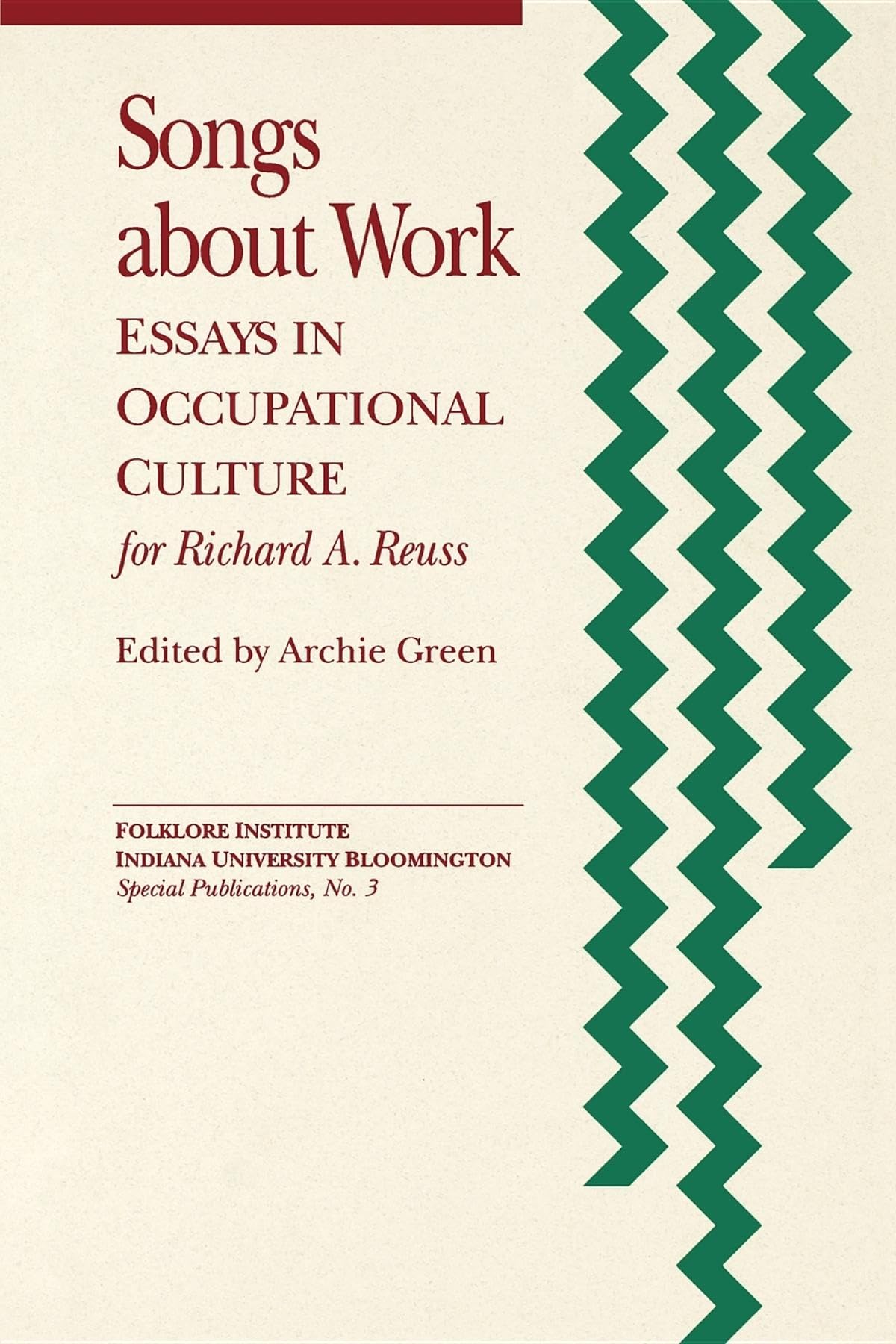Songs about Work book cover