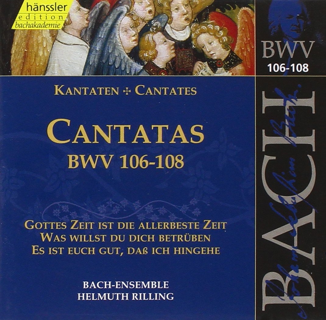 Bach Cantatas BWV 106-108 book cover