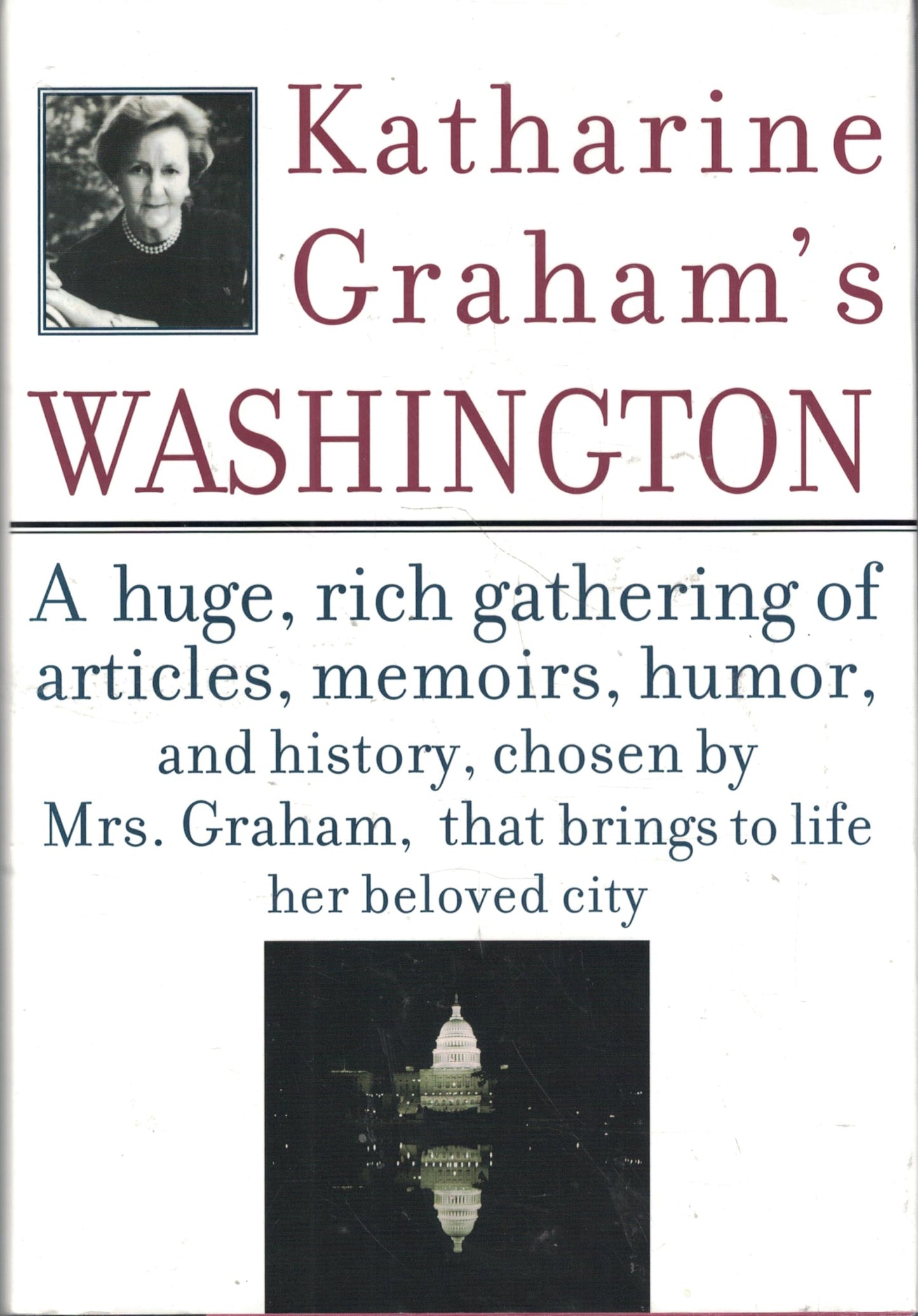 Katharine Graham's Washington book cover