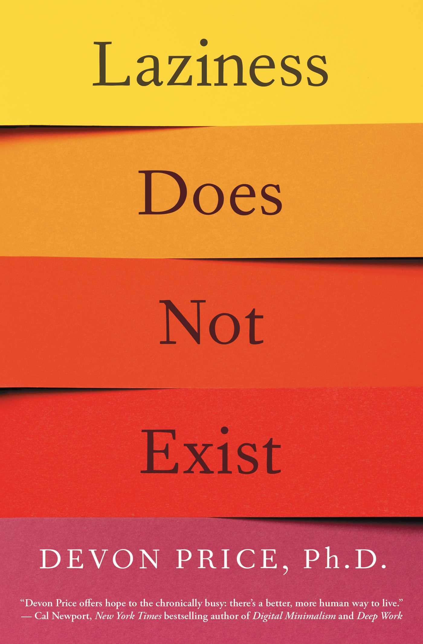 Laziness Does Not Exist book cover