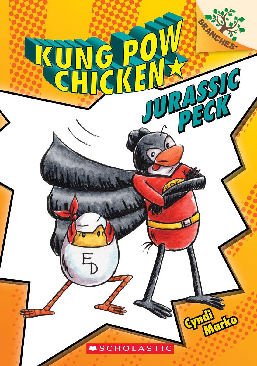 Jurassic Peck: A Branches Book (Kung POW Chicken #5): Volume 5 book cover