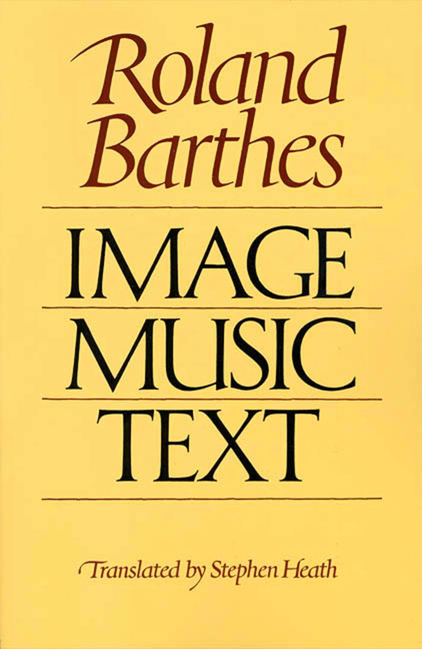 Image-Music-Text book cover