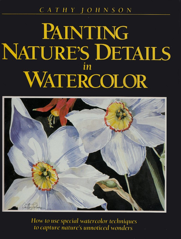 Painting nature's details in watercolor book cover