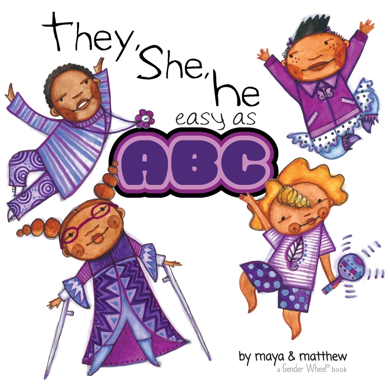 They, She, He easy as ABC book cover