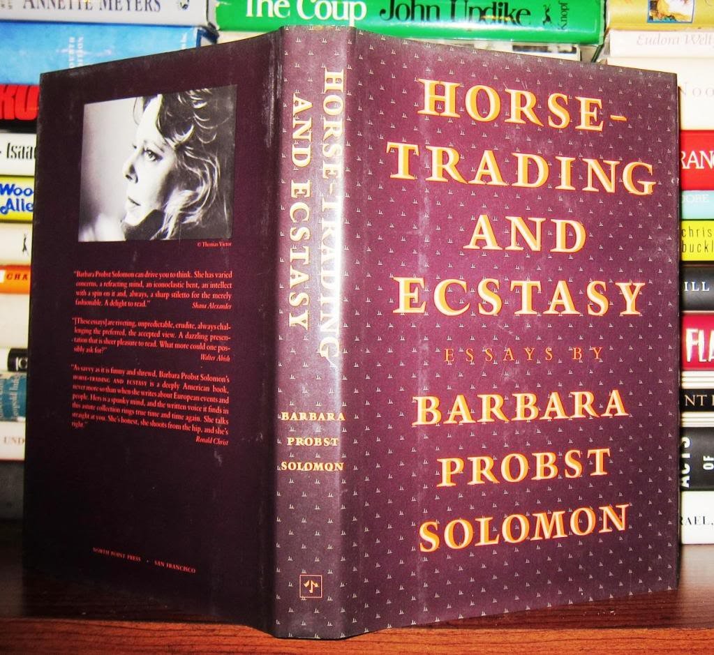 Horse-Trading and Ecstasy: Essays book cover