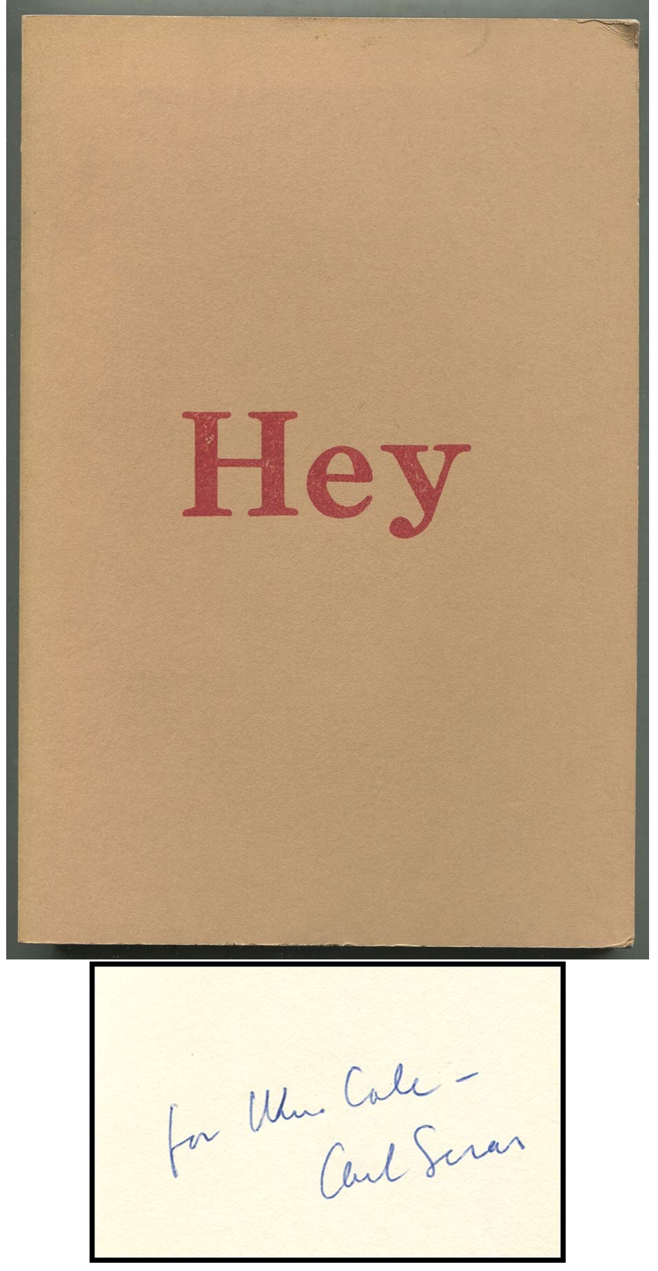 Hey book cover
