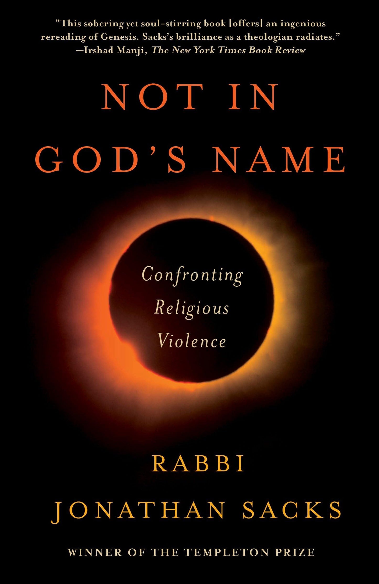 Not in God's Name: Confronting Religious Violence book cover