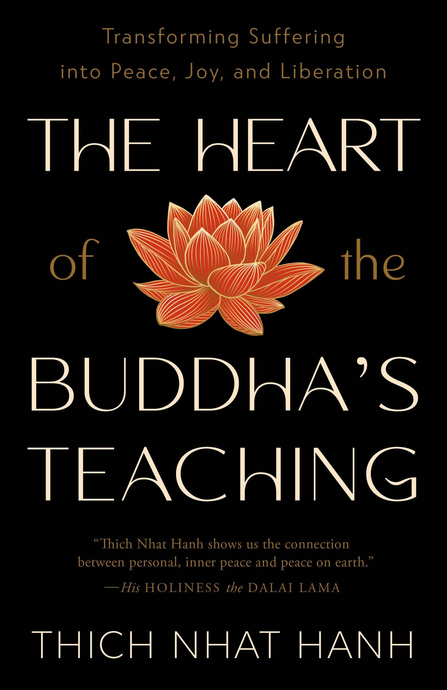 Heart of the Buddha's Teaching: Transforming Suffering Into Peace, Joy, and Liberation book cover