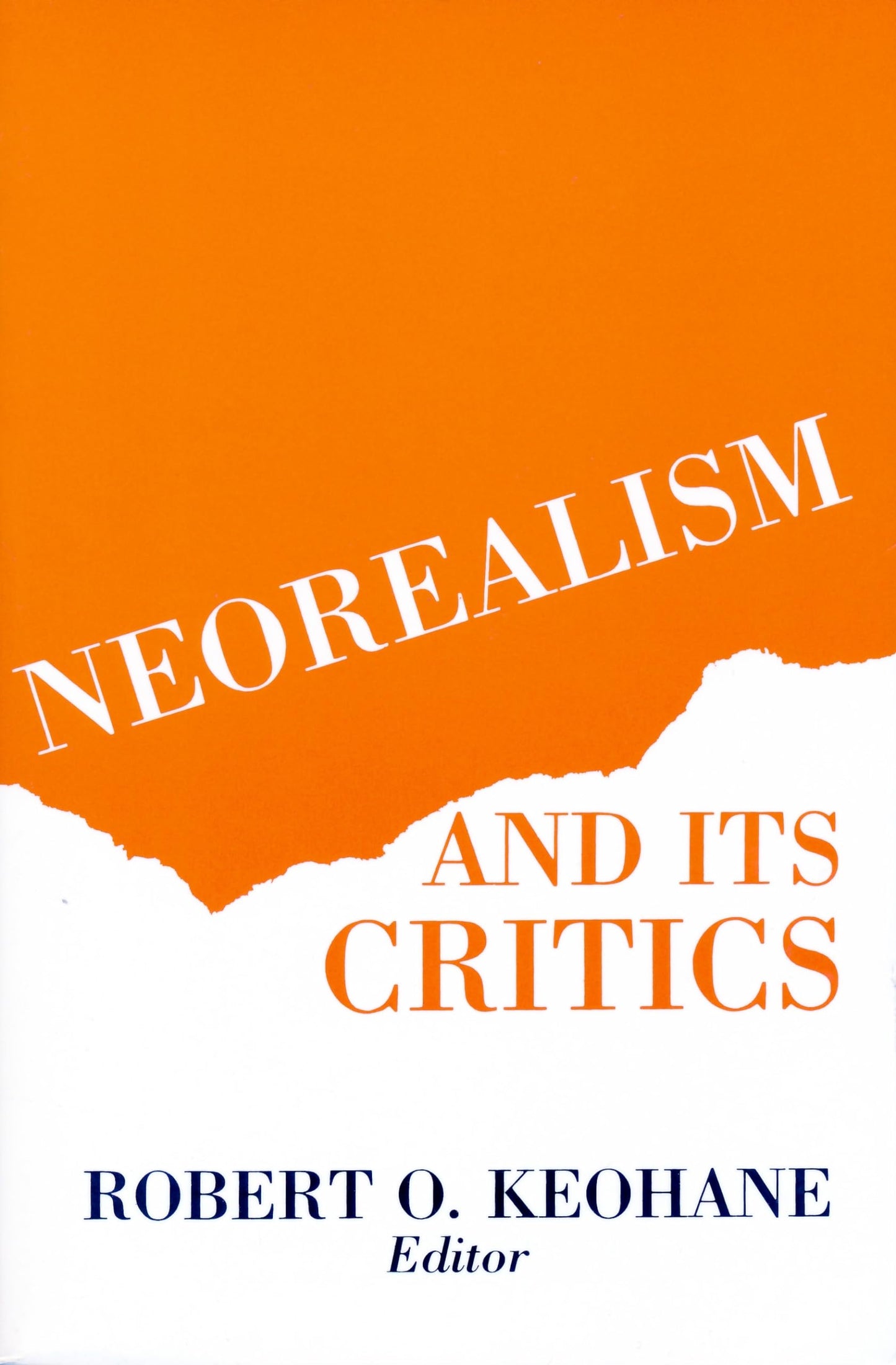 Neorealism and Its Critics book cover