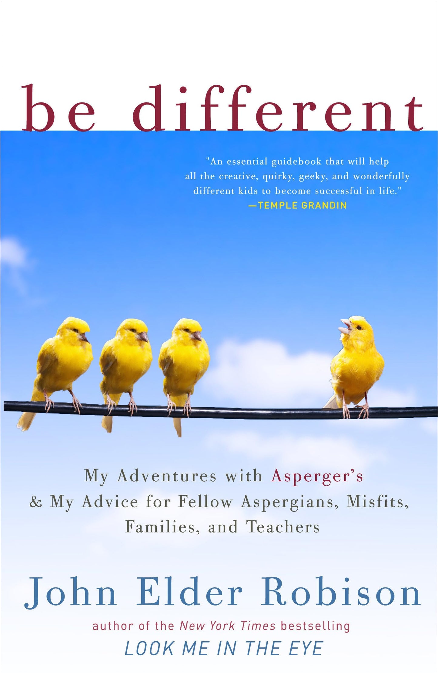Be Different: My Adventures with Asperger's and My Advice for Fellow Aspergians, Misfits, Families, and Teachers book cover