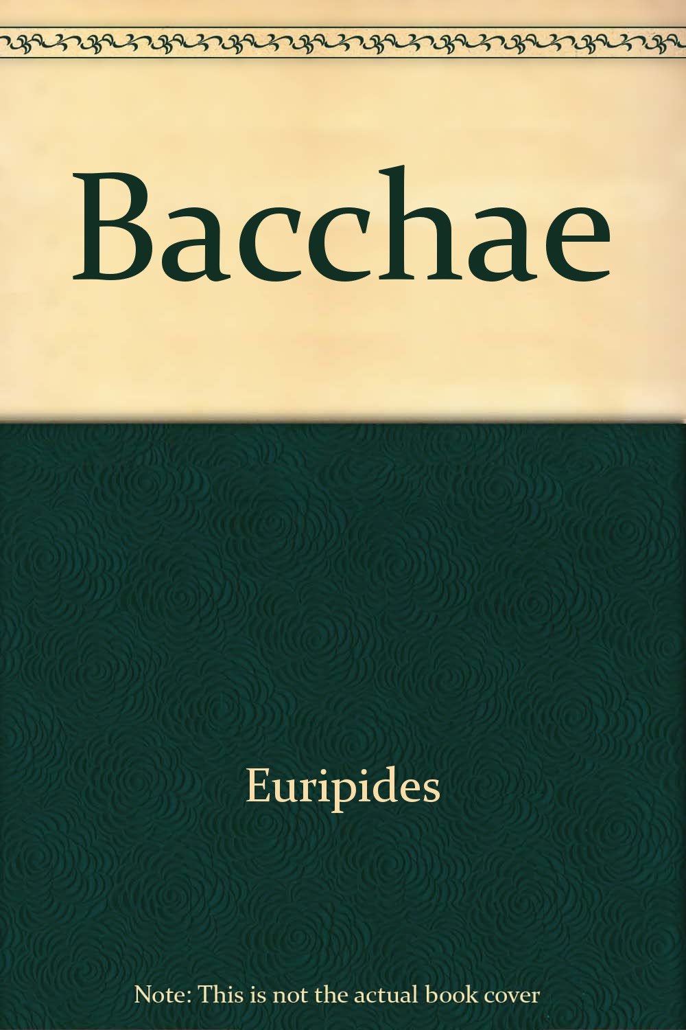 Bakkhai book cover