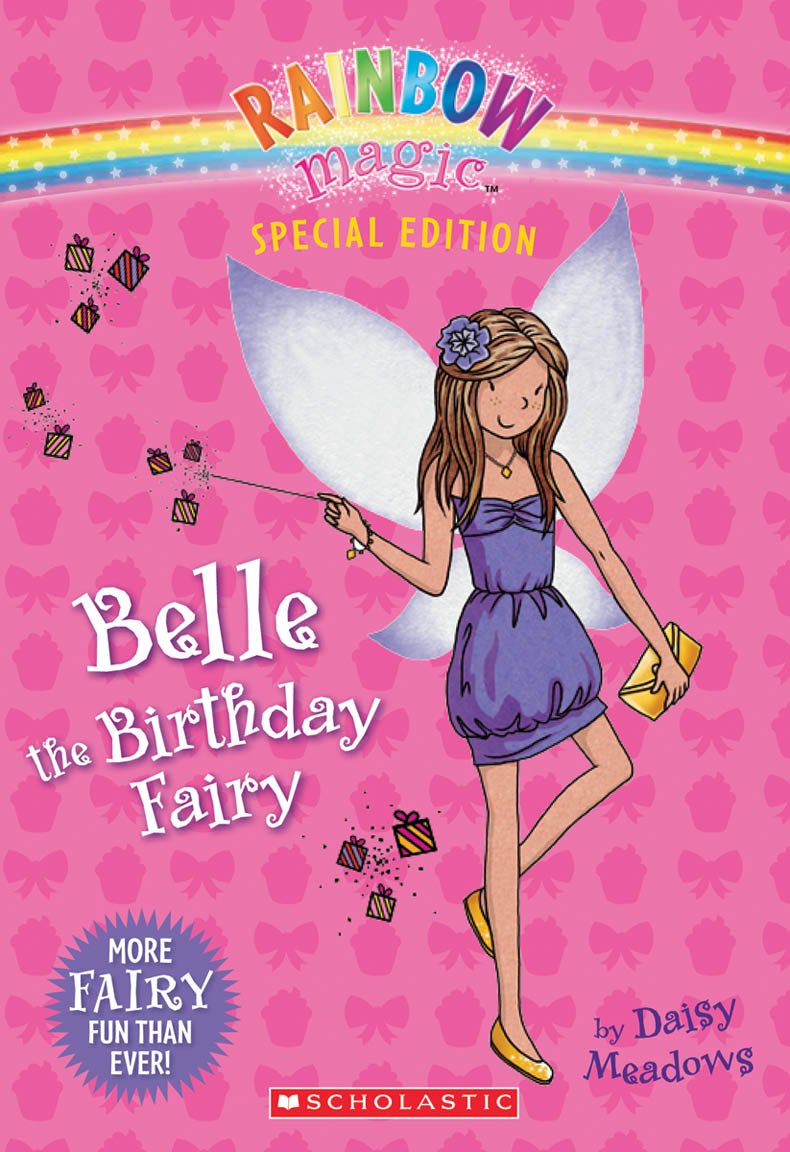 Rainbow Magic: Belle the Birthday Fairy (Scholastic) book cover
