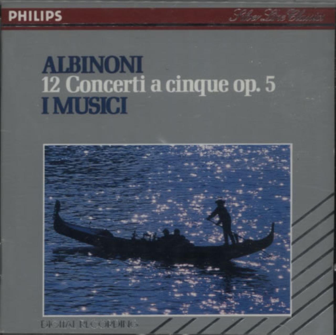 Albinoni: 12 Concerti a cinque Op. 5 book cover