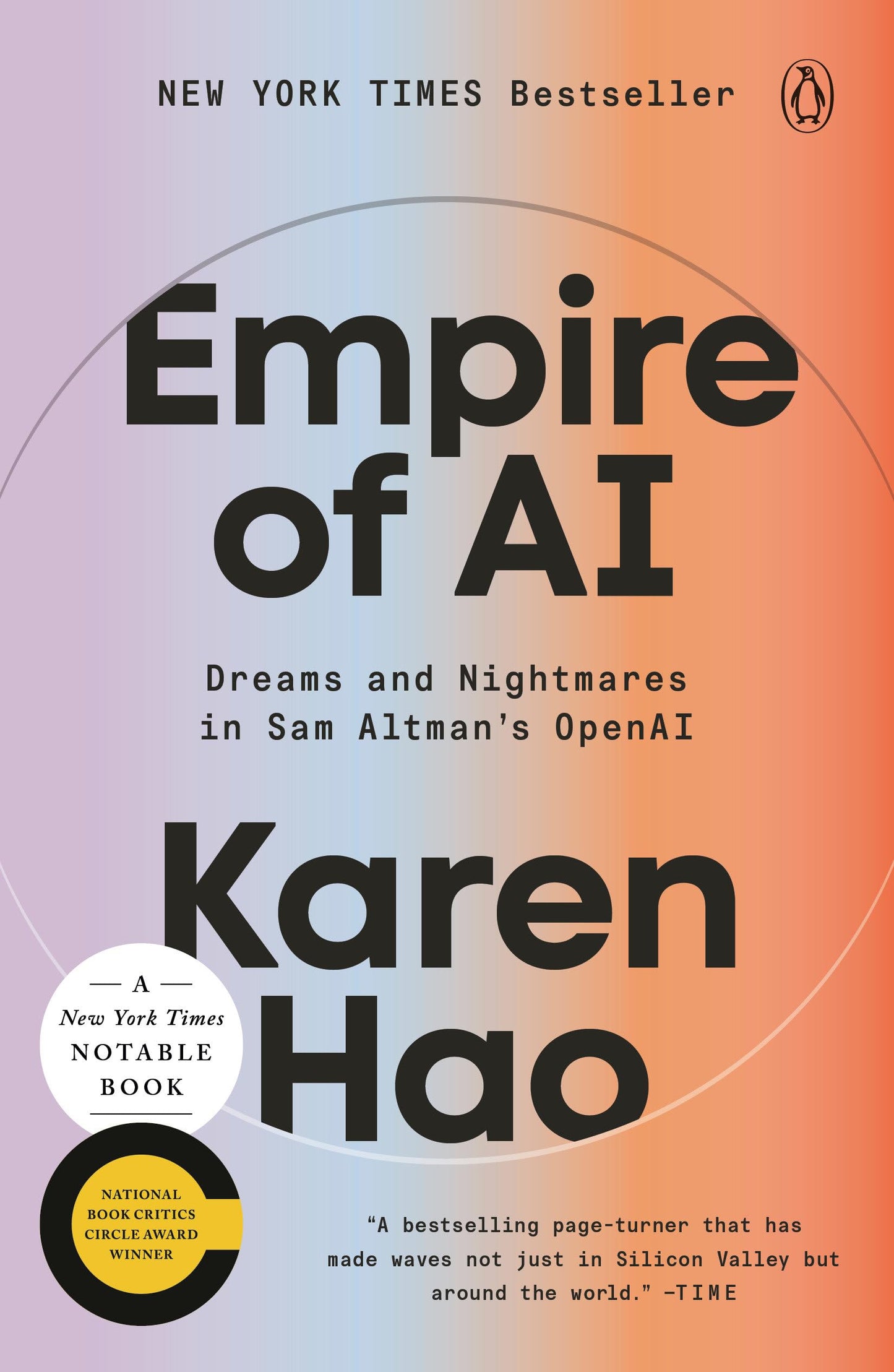 Empire of AI book cover