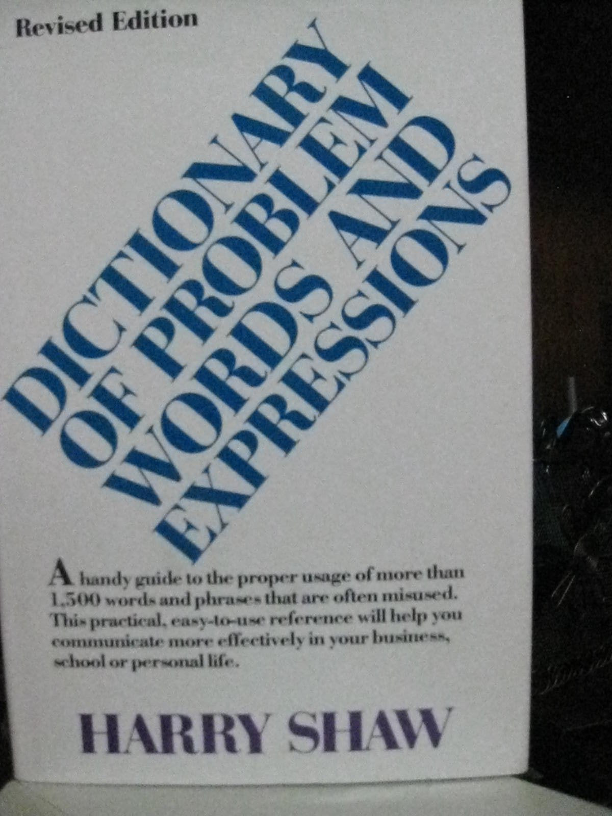 Dictionary of Problem Words and Expressions (Rev) book cover