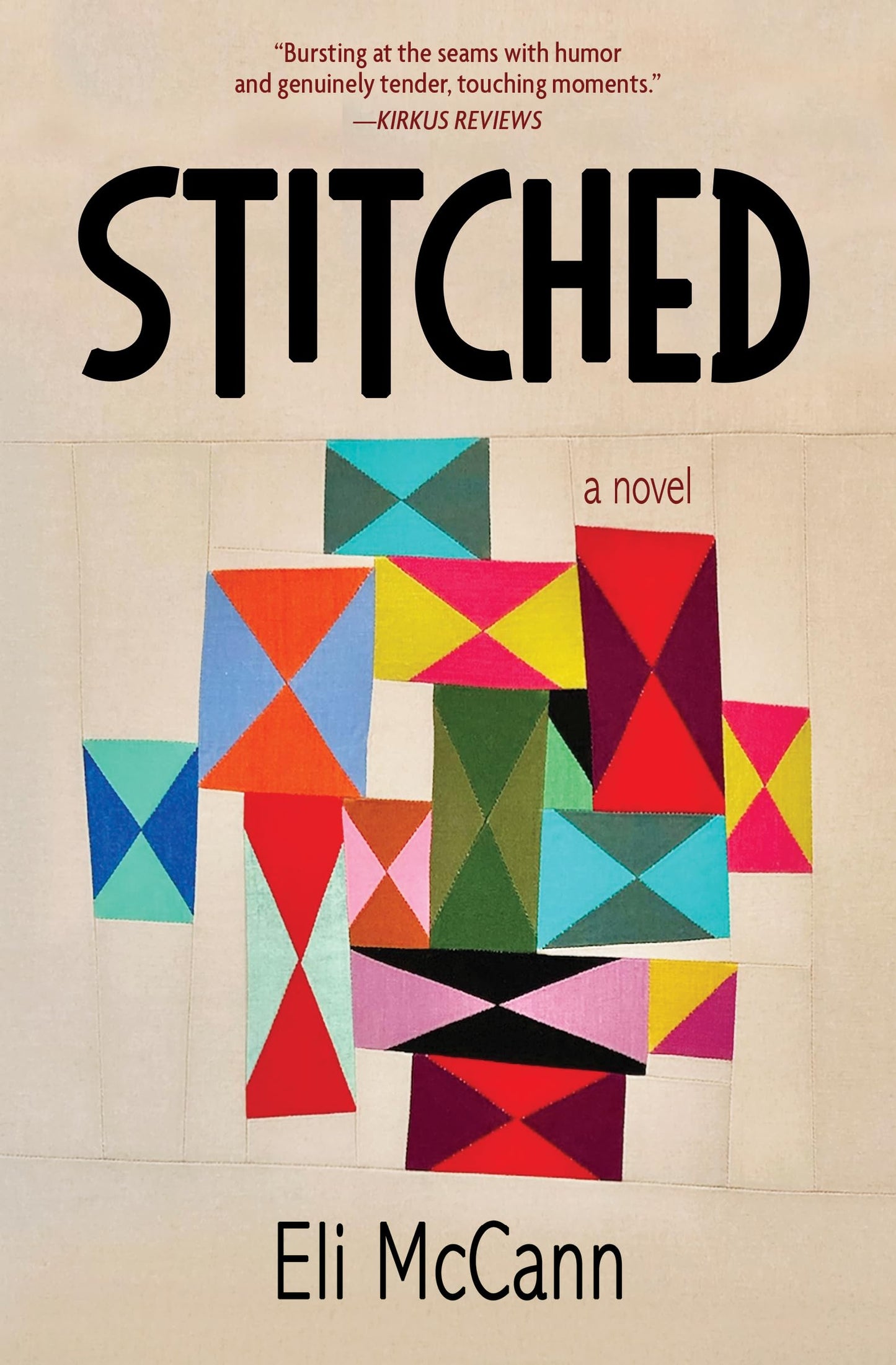 Stitched book cover
