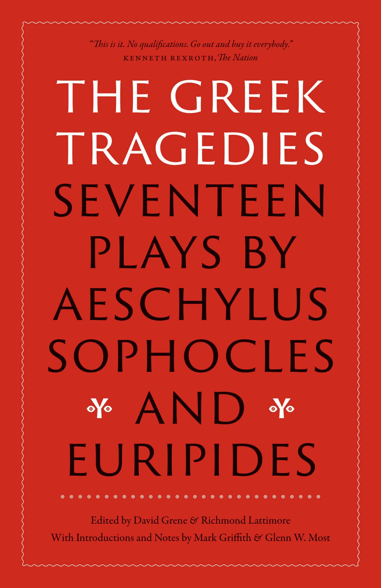 The Greek Tragedies book cover