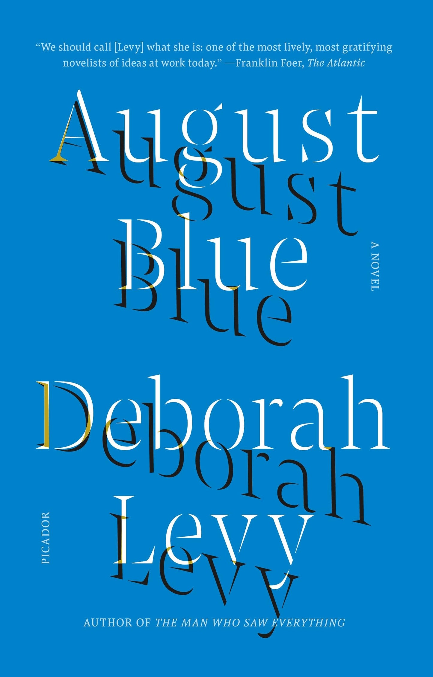 August Blue book cover