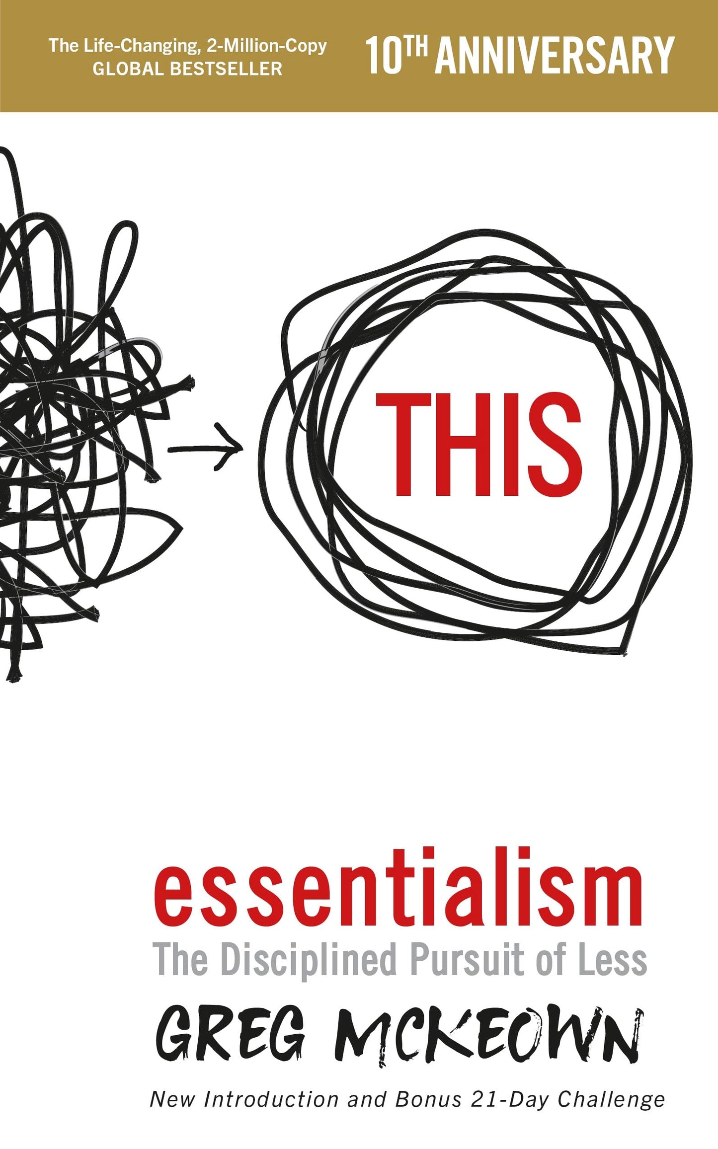 Essentialism: The Disciplined Pursuit of Less book cover