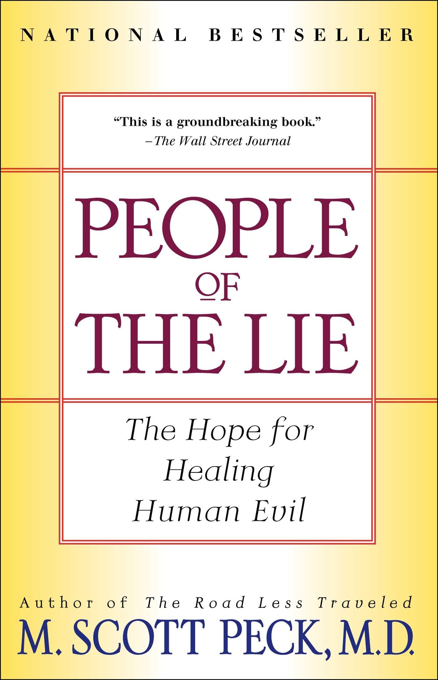 People of the Lie: The Hope for Healing Human Evil book cover
