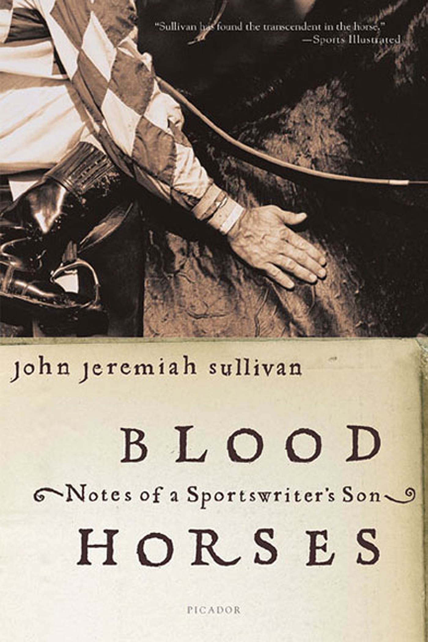 Blood Horses: Notes of a Sportswriter's Son book cover