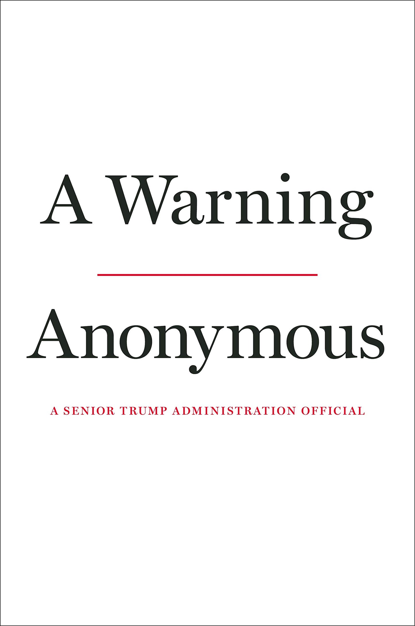 Warning book cover