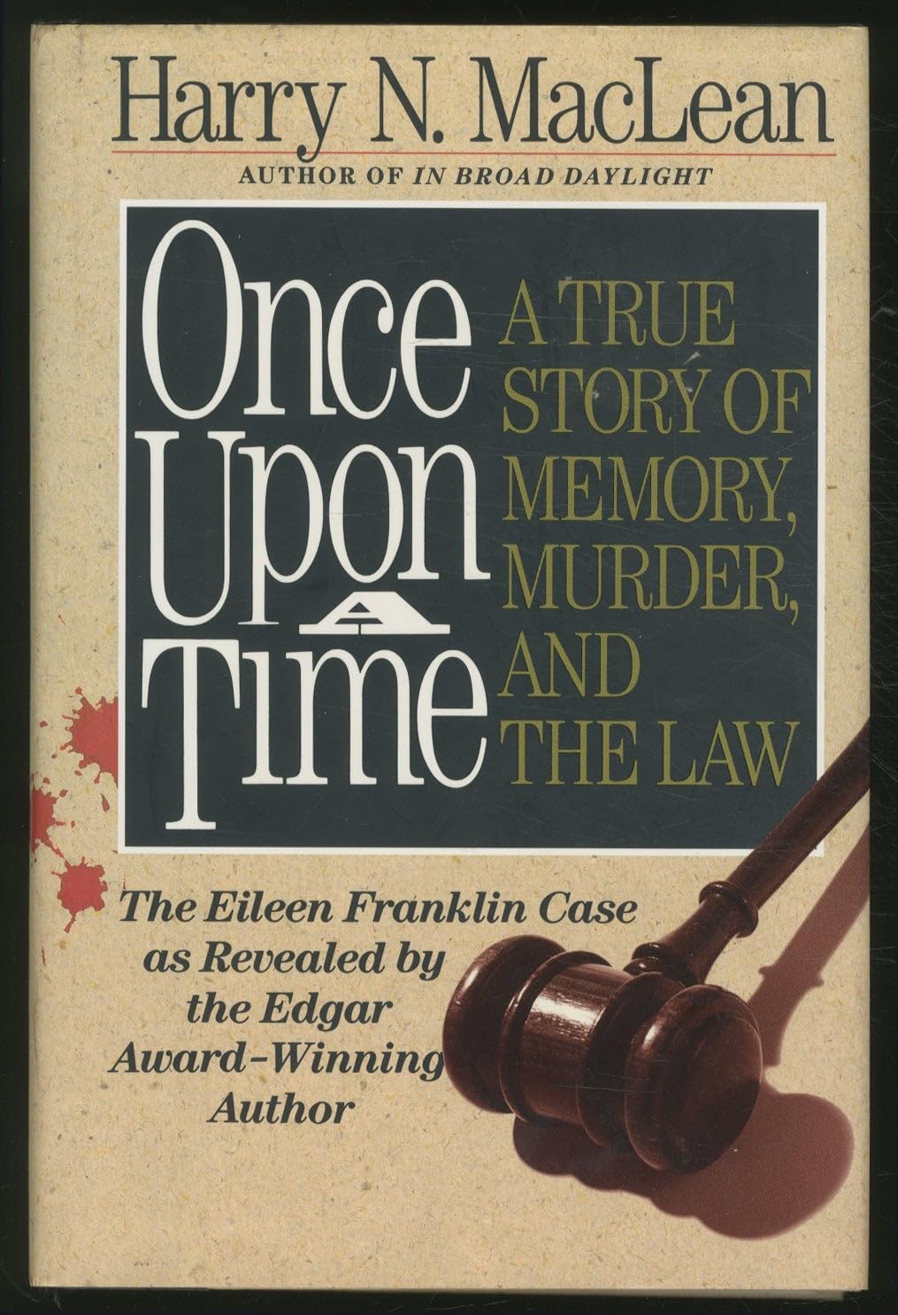 Once Upon a Time: A True Story of Memory, Murder, and the Law book cover
