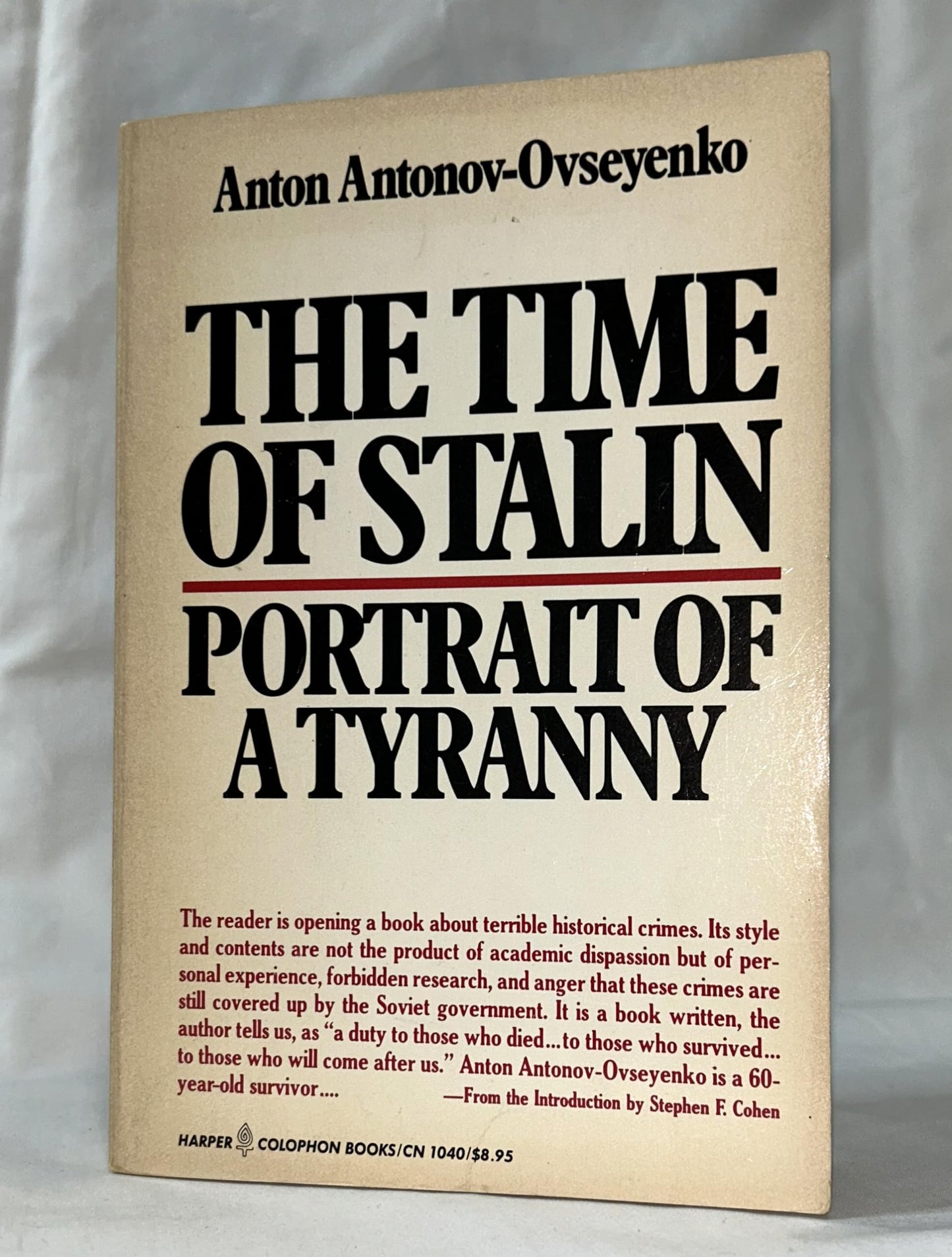 Time of Stalin--Portrait of a Tyranny book cover