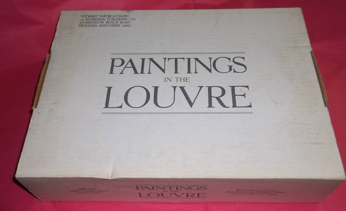 Paintings in the Louvre book cover