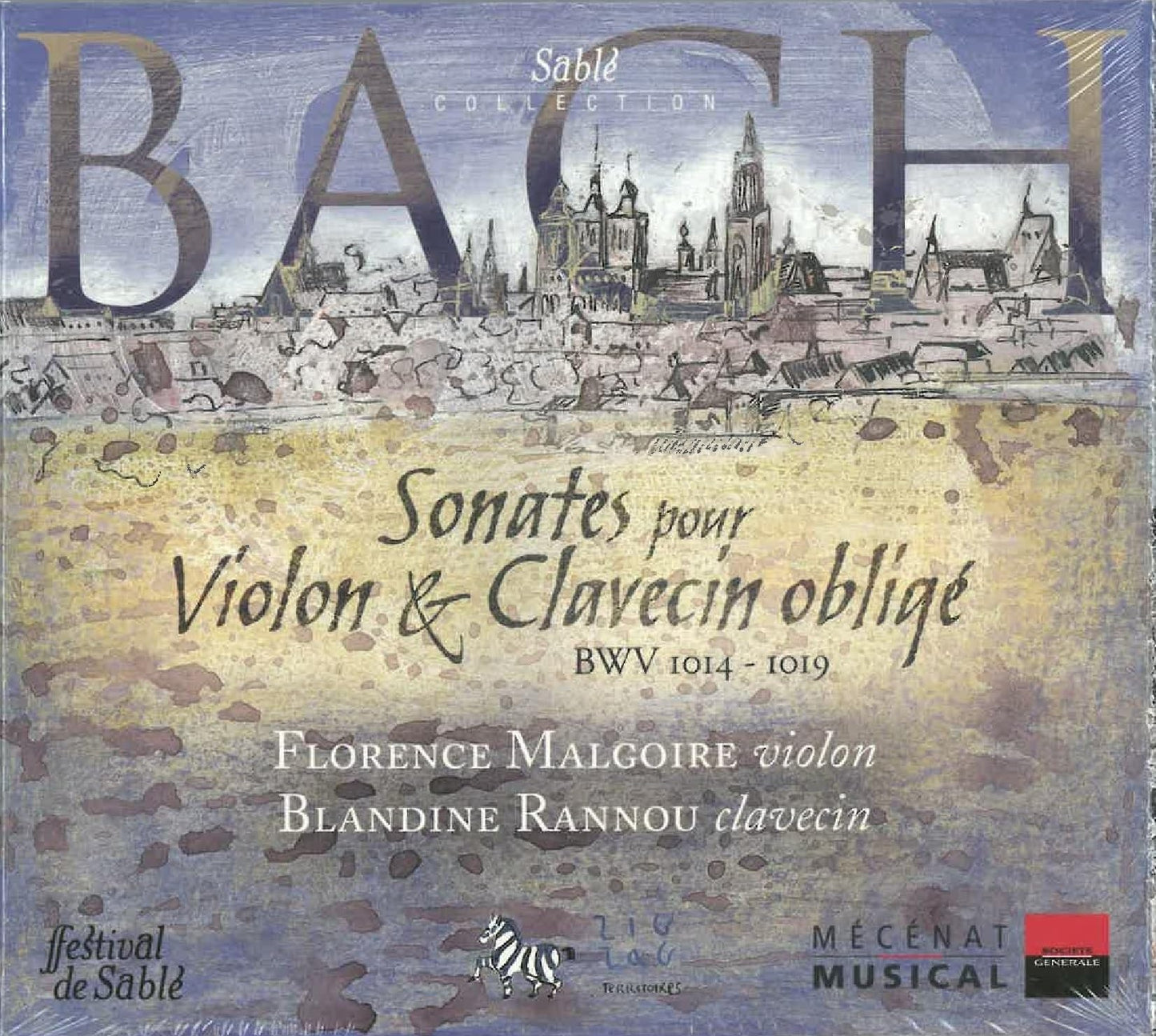 Bach: Sonates pour Violon & Clavecin obligé, BMW 1014 - 1019 - Florence Malgoire / Blandine Rannou book cover